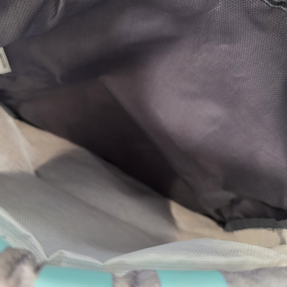 Adidas Gray and Aqua Drawstring Bag - Picture 4 of 4